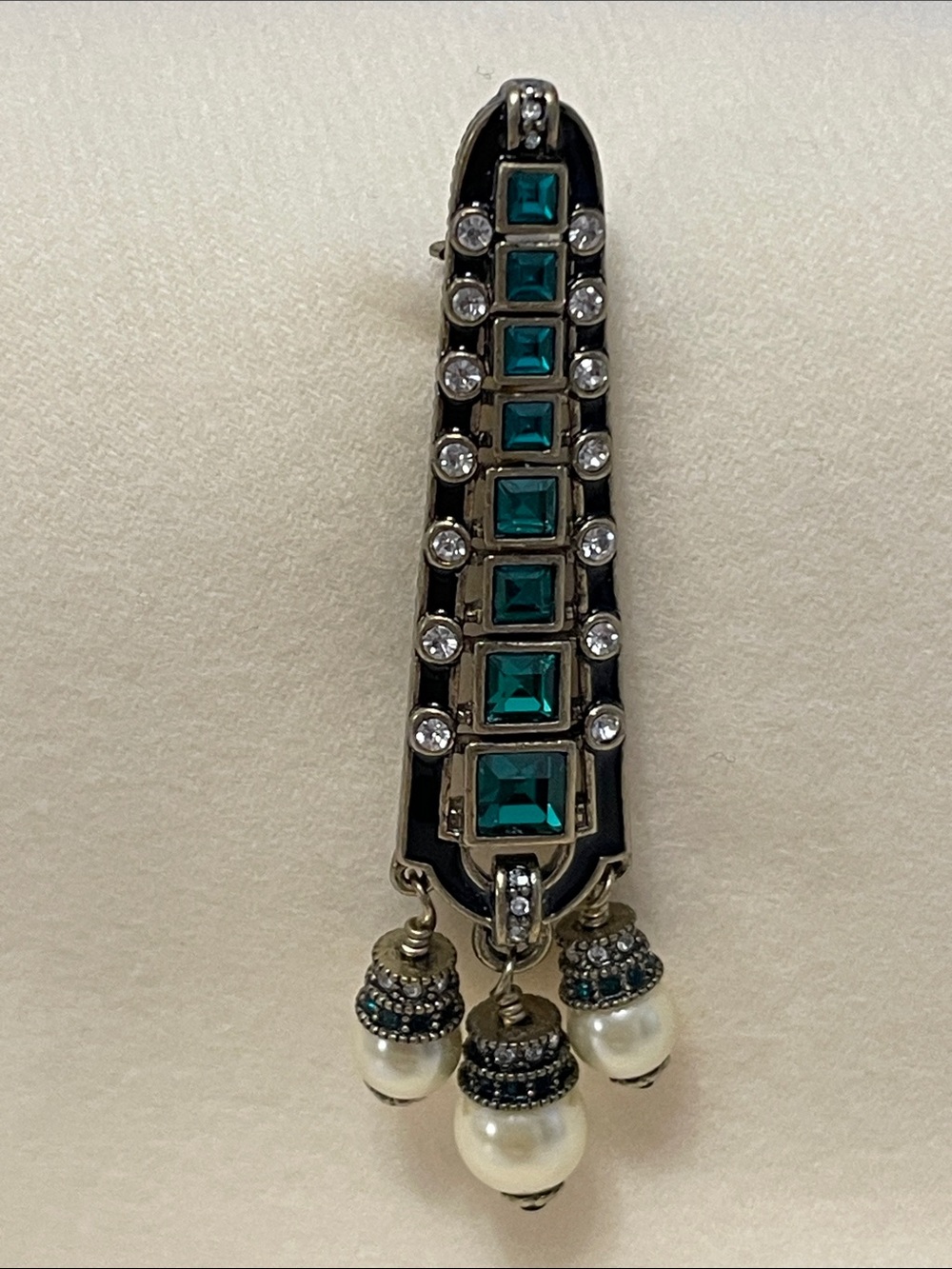 Vintage Heidi Daus “Deco Flair” Brooch